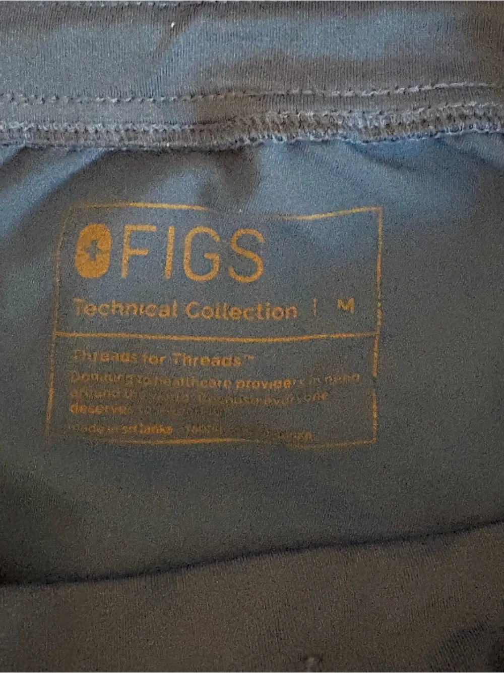 FIGS Women's Catarina Scrub Top and Zamora Pants in Space Navy
